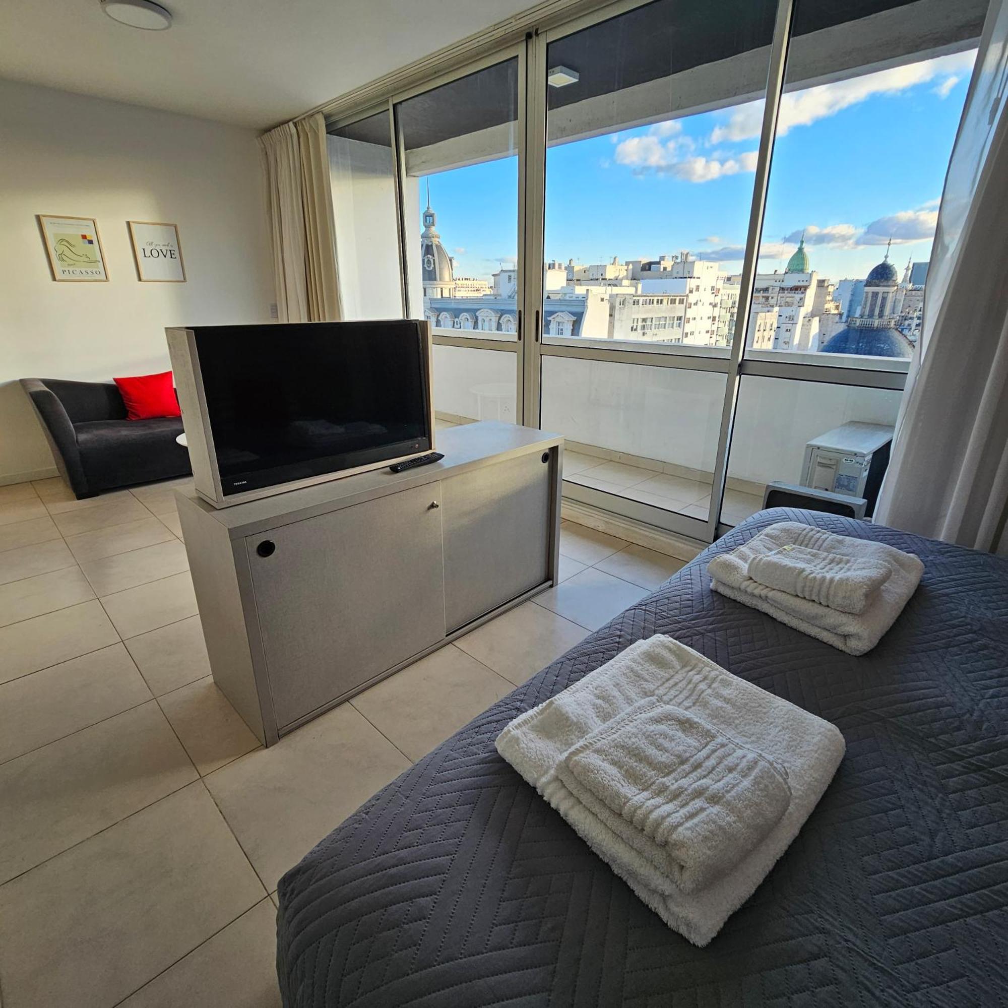 Centrico, Ideal Parejas, Vista Panoramica, Con Piscina Buenos Aires Szoba fotó