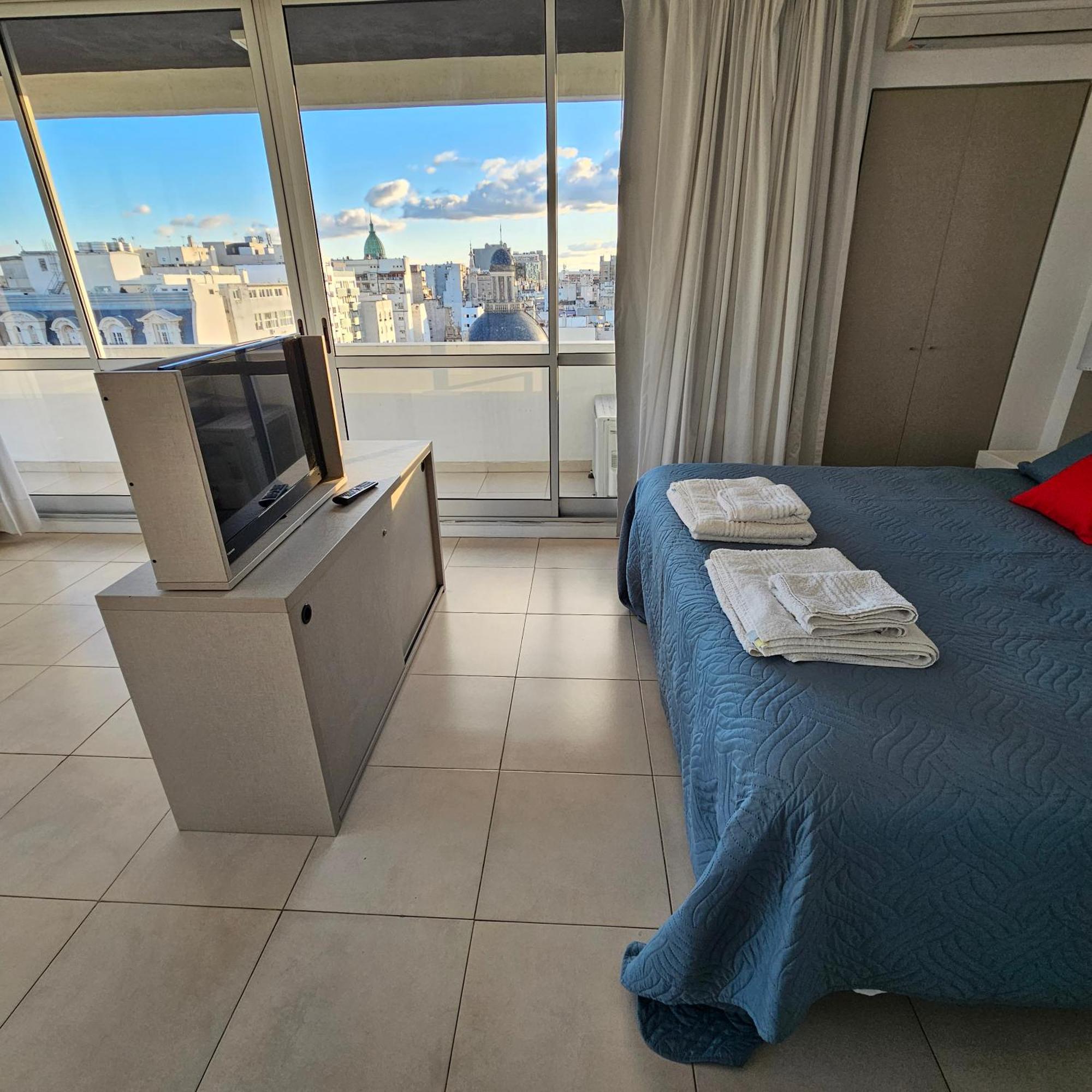 Centrico, Ideal Parejas, Vista Panoramica, Con Piscina Buenos Aires Szoba fotó